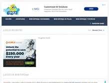 Tablet Screenshot of juegosdebobesponja2.org